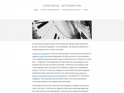 continualintegration.com snapshot
