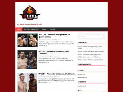 ufsizzle.com snapshot