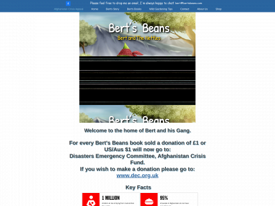 bertsbeans.com snapshot