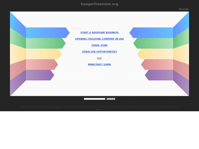 hungerfreezone.org snapshot