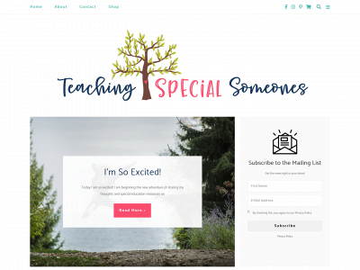 teachingspecialsomeones.com snapshot