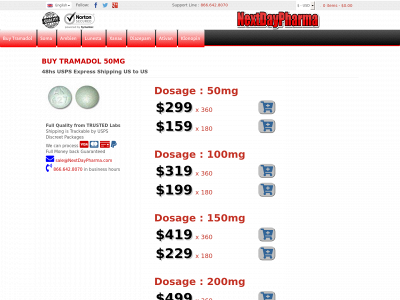 nextdaypharma.com snapshot