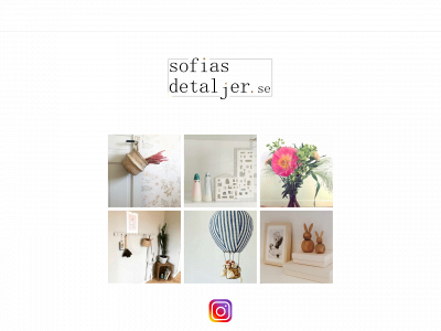 sofiasdetaljer.se snapshot