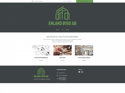 enlandbygg.se snapshot