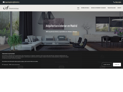 www.aresarquitecturainterior.net snapshot