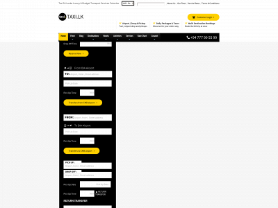 taxi.lk snapshot