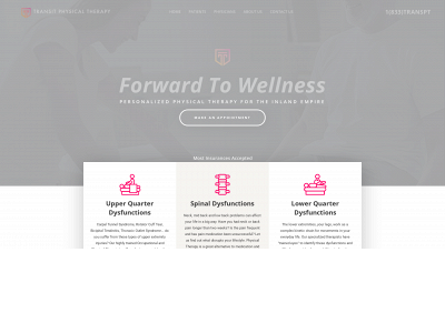 transitphysicaltherapy.com snapshot
