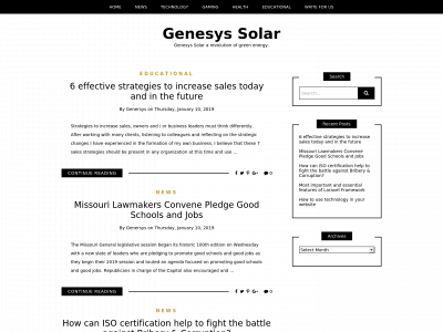 genersys-solar.us snapshot