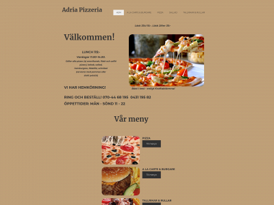adriapizzeria.nu snapshot