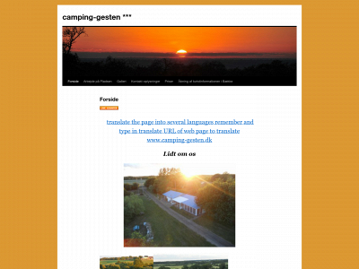 camping-gesten.dk snapshot