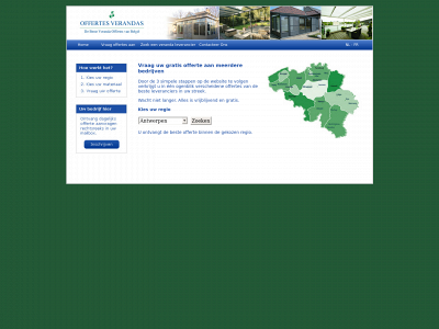 offertesverandas.be snapshot