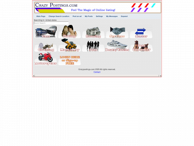 crazypostings.com snapshot