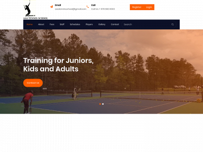 aaatennisschool.com snapshot