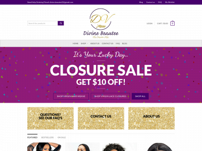 divinebeautee.com snapshot
