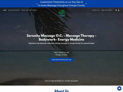 serenitymassageoc.com snapshot