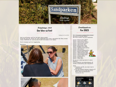 sandparken.dk snapshot