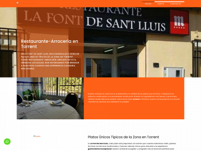 www.restaurantelafontdesantlluis.net snapshot