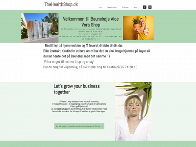 thehealthshop.dk snapshot