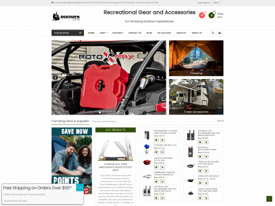 booniesgear.com snapshot