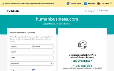 humanbusiness.com snapshot
