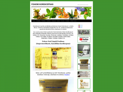 kordicepsworld.lt snapshot