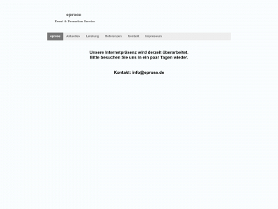eprose.de snapshot