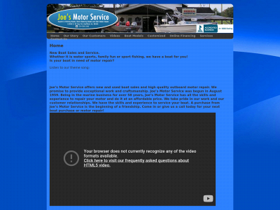 joesmotorservice.com snapshot