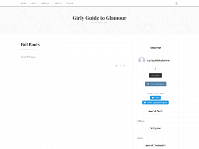 girlyguidetoglamour.com snapshot