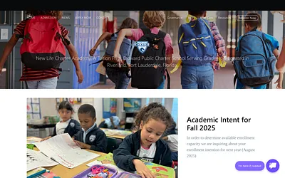 newlifecharteracademy.org snapshot