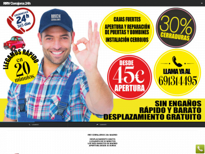 rrvcerrajeros24h.com snapshot