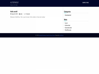 altierwolf.com snapshot