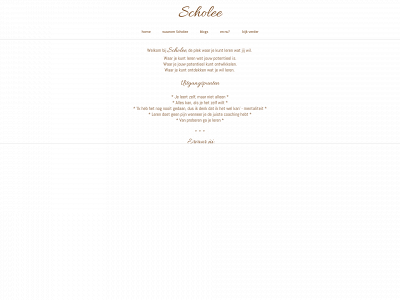 scholee.nl snapshot