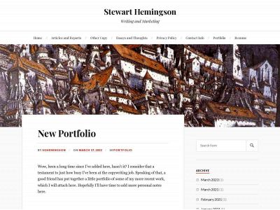 stewarthemingson.ca snapshot