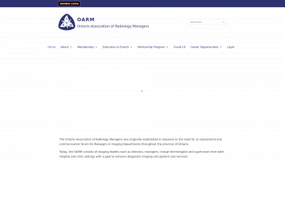 oarm.org snapshot