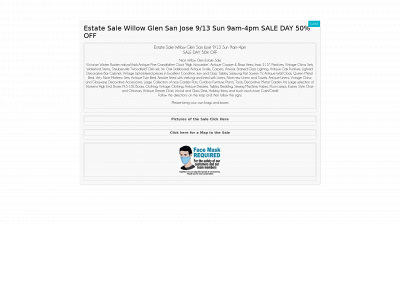 andersonestateliquidators.com snapshot