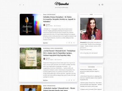minimaliai.lt snapshot