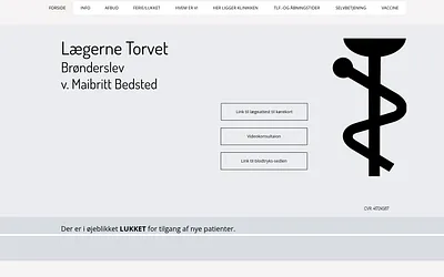 laegernetorvet.dk snapshot