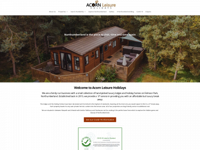acornleisureholidays.co.uk snapshot