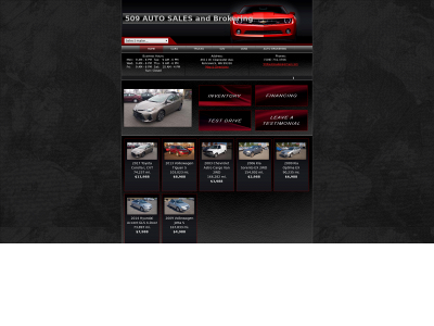 www.509autosales.com snapshot