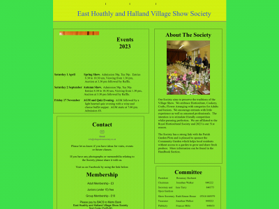 villageshowsociety.co.uk snapshot