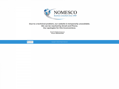 nomesco.eu snapshot