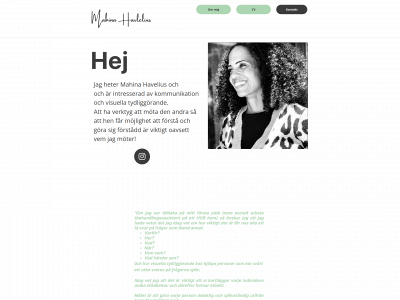 mahinahavelius.se snapshot