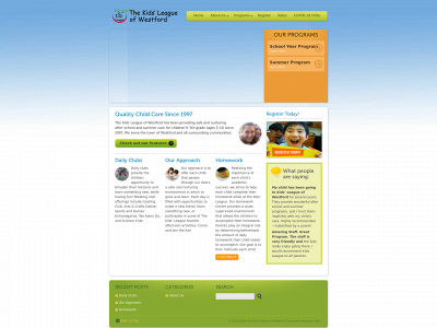 www.kidsleaguewestford.com snapshot