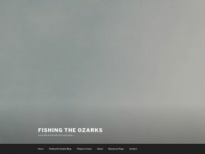 fishingtheozarks.net snapshot