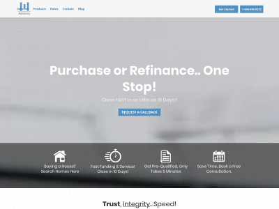 themortgageadvisory.com snapshot