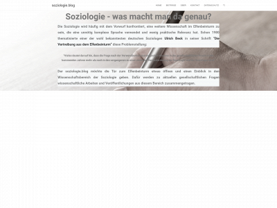 soziologie.blog snapshot