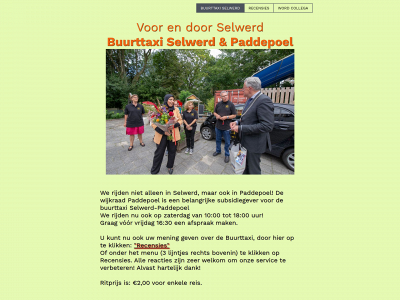 buurttaxiselwerd.nl snapshot