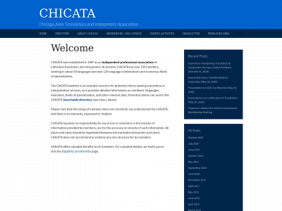 chicata.org snapshot
