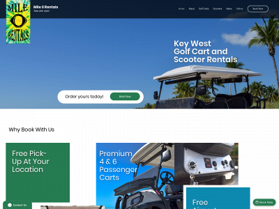 mile0rentals.com snapshot