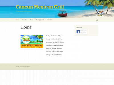 cancunmexicangrill.net snapshot